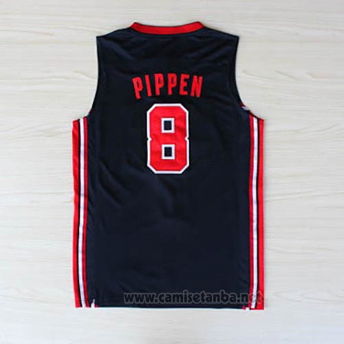Camiseta USA 1992 Scottie Pippen #8 Negro